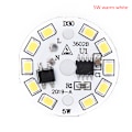 Miniatyrbild 1 av 5: LED-lampa Patch Lamp SMD Plate Circular Module Light Source Plat 3000K 5w warm white