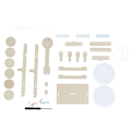 Miniatyrbillede 5 af 5: Børn DIY Pædagogisk Træ Balancing Scale Math Learning Game Brown 2Pcs