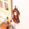 Pikkukuva 8 / 8: 1:12 Nukkekodin miniseinäkello European Vintage Clock Furn B B