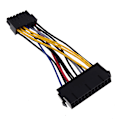 Miniatyrbillede 3 af 5: 24Pin 24P til 14Pin ATX strømforsyningsledning adapterkabel til ibm Black one size