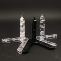 Miniatyrbillede 2 af 8: Figur Base Egnet stativ Model Display Stand Til 1/144 dam Mo Transparent one size