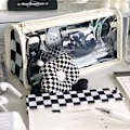 Pikkukuva 2 / 8: Läpinäkyvä case Kynälaukku Case Chessboard Pencil P Black onesize
