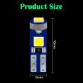 Miniatyrbild 2 av 5: T5 LED-lampa 3smd 3030 W3W W1.2W Led Canbus bilinredningsljus light white