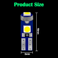 Pikkukuva 2 / 5: T5 Led Polttimo 3smd 3030 W3W W1.2W Led Canbus auton sisävalot light white