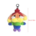 Miniatyrbilde 8 av 8: Pop Mart plysj anheng Rainbow Crybaby jente dukke nøkkelring nøkkel R one size
