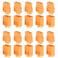 Miniatyrbild 1 av 5: 40 STK 10 par XT60 hane kulkontakter Pluggar för RC Orange 40pcs