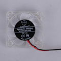 Miniatyrbillede 4 af 5: 4010 DC 5v 12v 24v køleblæser LED Iight Emitting Hydraulisk Bea clear 12V