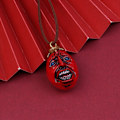 Pikkukuva 3 / 5: 1997 Berserk Behelit Griffith Egg Of King -kaulakoru Kultainen A Red A
