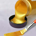 Pikkukuva 1 / 8: 100 ml Gold Paint Metallinen akryylimaali Gold onesize