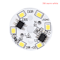 Miniatyrbild 1 av 5: LED-lampa Patch Lamp SMD Plate Circular Module Light Source Plat 3000K 3w warm white