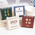 Miniatyrbillede 8 af 8: 2025 Mini Catton Lille Skrivebords Kalender Lomme Bärbar Kalender P A2