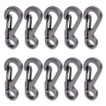 Miniatyrbilde 1 av 8: 10 Stk/parti Mini Karabiner nøkkelring Camping Gadgets EDC Survival Gun Grey one size