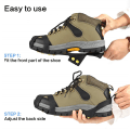 Miniatyrbillede 7 af 8: 10-studs Snow Ice Claw Klatring Anti-Slip Spikes Grips Crampon C black S