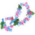 Miniatyrbilde 6 av 8: 4 stk/sett Hawaiian Flower Leis Garland-kjede DIY-dekorasjon F 6 One Size