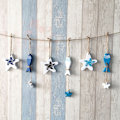 Pikkukuva 2 / 8: 1 kpl Välimeren meritähti Hung Fish Nautical Decor Hang Craf A One Size