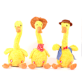 Miniatyrbilde 3 av 8: Dancing Duck Elektronisk plysjleker Gjenta Talking Sing Record V 1 one size