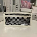 Pikkukuva 5 / 8: Läpinäkyvä case Kynälaukku Case Chessboard Pencil P Red onesize