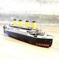 Miniatyrbild 6 av 8: Färg Titanic Pussel Kryssningsfartyg monterad modell Kit Barn A oneszie