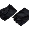 Pikkukuva 8 / 8: Nahkaiset Sormettomat Lyhyet Käsineet Mustat Niitit Stud Half Finger M Black One Size