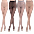 Miniatyrbillede 2 af 8: Sexy Ultra-tynde Strømper til Kvinder - Sorte Strømper - Elastiske Dame Strømper Nude