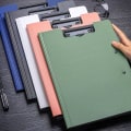 Pikkukuva 4 / 5: A4 tiedostokansion leikepöytä kirjoitusalusta Muistio Clip Board Double Cli Green One Size