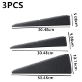 Miniatyrbillede 1 af 7: Yoga Wedge Squat Wedge Justerbar Non-Slip Slant Board Extender Black one size