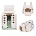 Miniatyrbilde 4 av 5: Cat5 RJ45 Punch Down Keystone Jack CAT5 Network Ethernet RJ45 W White One Size