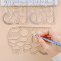 Pikkukuva 3 / 5: Kulmageometrinen piirustusmalli Circle Maker -piirustusviivain Mul Clear A2