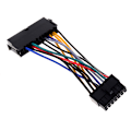 Miniatyrbillede 5 af 5: 24Pin 24P til 14Pin ATX strømforsyningsledning adapterkabel til ibm Black one size