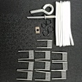 Miniatyrbillede 3 af 5: 10 stk Mesh Coil til PNP-VM6 NI80 Mesh Coil 0,15Ω modstand gør det selv Rose red 10pcs