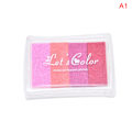 Miniatyrbilde 1 av 5: Bærbar rullestempel Ord Dato Segl Blekkpute DIY Scrapbooking C Pink A1