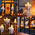 Pikkukuva 3 / 8: Halloween-juhlan LED-valohaamu sisä- ja ulkokoristeeksi 1