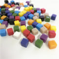 Pikkukuva 6 / 8: 50 kpl / set 8mm kirkas kuutio värikäs kristalli neliökulmainen Transpa Green 50pcs