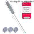 Miniatyrbillede 1 af 5: Sengebordsstøvbørste Langt håndtagsmoppe Sweep Artefact Husholdningsseng Gray C
