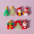 Miniatyrbillede 1 af 8: 10 stk Miniature Jule Blind Bag Legetøj Mini Simulation Lille G A1