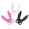 Pikkukuva 8 / 8: 1 kpl Sexy Cosplay PVC Mask Naiset Halloween Naamio Fancy Par Black one size