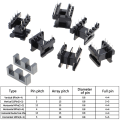 Pikkukuva 3 / 5: 5Sets EE25 4Pin 8P 10P Transformer Bobbin PC40 Ferrite Core Ver Horizontal 8Pin(4+4)