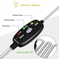 Miniatyrbillede 2 af 5: USB IN-OUT MIDI Cable Converter PC til Music Keyboard Adapter Co Black One Size
