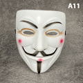 Miniatyrbild 1 av 7: Vendetta Hacker Mask Anonym julfest present till vuxen K A11 one size