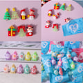 Pikkukuva 2 / 8: 10 kpl Miniatyyri Joulu Blind Bag Leikki Mini Simulaatio Pieni G A4