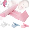 Miniatyrbild 2 av 8: Baby Side Sleeper Wedge Justerbar Mjuk Kudde Avtagbar Lumba White