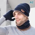 Vinterhattar För Herr Skullies Beanie Hat Cap Herr Dam Wo Navy One Size
