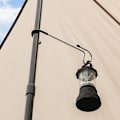 Miniatyrbilde 4 av 7: Metallstangkroker Universal Camping Utendørs Piknik Lykt illum Black