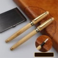 Pikkukuva 4 / 5: Bamboo kuulakärkikynän case Mukautettu kynä suosii isänpäivää Ba Pen one size