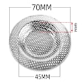 Miniatyrbillede 1 af 5: Rustfrit stål Køkken Vandvask Filter Vask Mesh Si Fl Silver 7cm