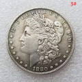 Pikkukuva 1 / 8: 1 kpl 1878-1887 USA Morgan Hopearahat $1 Juhlaraha C 3 One size