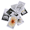Miniatyrbillede 7 af 8: 78 stk Wild Unknown Tarot Deck Rider-Waite Oracle Set Fortun Multicolor one size