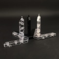 Miniatyrbillede 3 af 8: Figur Base Egnet stativ Model Display Stand Til 1/144 dam Mo Transparent one size