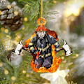 Pikkukuva 5 / 8: Firefighter Car Pendant Firefighter Ornaments auton taustapeili A1 onesize