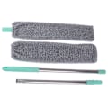 Miniatyrbillede 2 af 5: Sengebordsstøvbørste Langt håndtagsmoppe Sweep Artefact Husholdningsseng Gray C